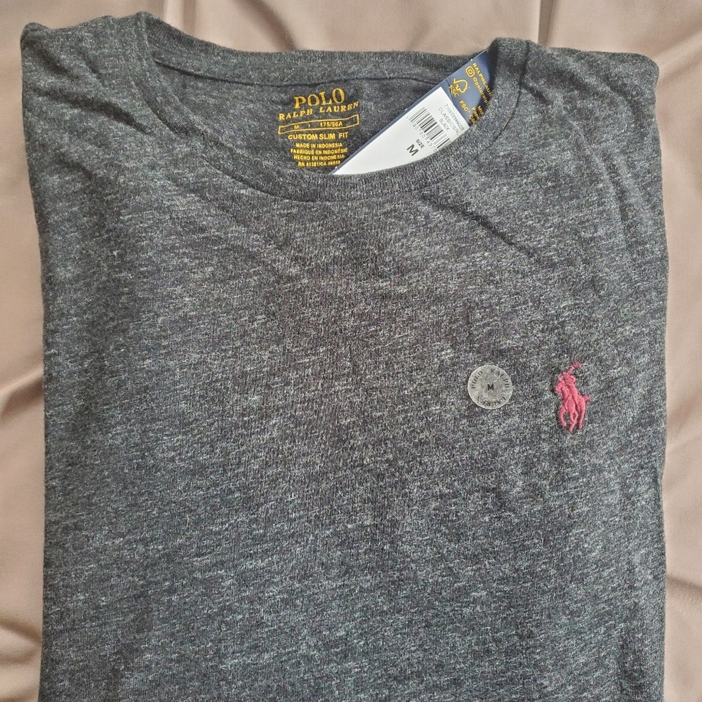 NWT Mens Ralph Lauren Slim Fit long Sleeve